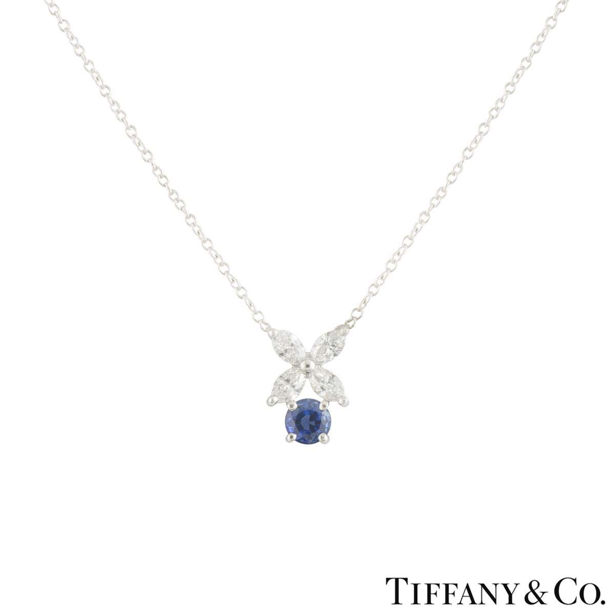 sapphire necklace tiffany